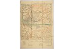 karte, Daugavpils-4, izdevējs Armijas štāba ģeodēzijas un topogrāfijas daļa, Latvija, 1931 g., 99.3...
