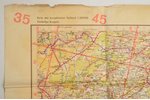 karte, Minska, Nr. 15, izdevējs Reichsamt für Landesaufnahme (Vācija), Baltkrievija, 1940 g., 83.5 x...