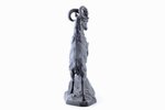 статуэтка, "Горный баран", чугун, h 28.4 см, вес 3050 г., СССР, Касли, 1982 г....