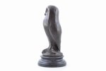 statuete, "Pūce", autora paraksts Milo, bronza, marmors, h 24.2 cm, svars 2050 g., Francija, 21. gs....