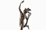 statuete, "Hermes", paraksts Giambologna, bronza, marmors, h 42.5 cm, svars 2550 g., Francija, 21. g...