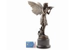 статуэтка, "Фея", бронза, мрамор, h 41 см, вес 4900 г., Франция, "Fonderie Bords de Seine", начало 2...