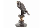 statuete, "Ērglis", paraksts Barye, bronza, marmors, h 38 cm, svars 9850 g., Francija, 21. gs. sākum...