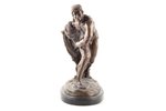 статуэтка, "Гладиатор", подпись Tony Noel, бронза, мрамор, h 37.5 см, вес 10200 г., Франция, начало...