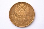 Finland, 10 marks, 1878, Aleksandr II, gold, fineness 900, 3.2258 g, fine gold weight 2.90322 g, KM#...