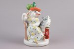 figurine, Rat and mouse, porcelain, USSR, LFZ - Lomonosov porcelain factory, molder - B.Y. Vorobyev,...