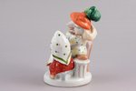 statuete, Žurka un pele, porcelāns, PSRS, LFZ - Lomonosova porcelāna rūpnīca, modeļa autors - B.J. V...