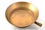 jam pan, Kolchugino, brass, Russia, 33.5 x 32 cm, weight 1050 g...