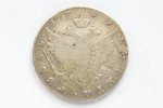 1 rublis, 1781 g., SPB, IZ, Katrīna II, sudrabs, Krievijas Impērija, 23.87 g, Ø 36 mm, F...