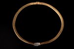 a set of a bracelet, a brooch and a necklace, gold, 750 standard, A. Tillander, total weight of item...
