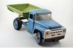 a toy, Dump truck ZIL-130, 53.5 x 22 x 20, metal, USSR, the 60-70ies of 20th cent., hydraulics in wo...