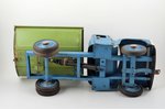a toy, Dump truck ZIL-130, 53.5 x 22 x 20, metal, USSR, the 60-70ies of 20th cent., hydraulics in wo...