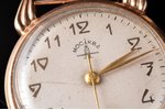 наручные часы, "Москва", СССР, 50-е годы 20го века, золото, 583 проба, 25.93 г, вес золота 11 г, 4.2...