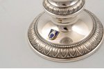 candlestick, silver, 925 standard, total weight of items (with filling material) 235.45 g, 16 cm, Fi...