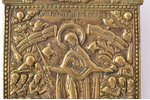 икона, Всех Скорбящих Радость, Гуслицы(?), медный сплав, Российская империя, 1-я половина 19-го века...