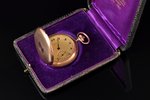 карманные часы, "Alpina", Швейцария, 30-е годы 20го века, позолота, 84.22 г, 6.2 x 5 см, Ø 50 мм, ме...