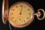 kabatas pulkstenis, "Alpina", Šveice, 20 gs. 30tie gadi, zeltījums, 84.22 g, 6.2 x 5 cm, Ø 50 mm, me...