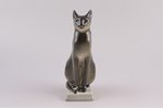 statuete, Ēģiptes kaķis, porcelāns, Krievijas Federācija, LFZ - Lomonosova porcelāna rūpnīca, 21. gs...