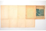 karte, Latvija, 20. gs. 20-30tie g., 29.4 x 46 cm, J. Rozes izdevums...