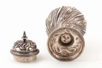 aroma lamp, silver, 925 standard, 195.6 g, 15.1 cm, 1844, London, Great Britain...