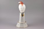 statuete, Papagailis, porcelāns, Vācija, Rosenthal, roku gleznojums, 20 gs. 30-40tie gadi, h 25.2 cm...