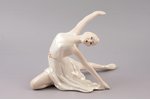 figurine, Ballerina, porcelain, USSR, LZFI - Leningrad porcelain manufacture factory, molder - V.Sic...