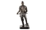статуэтка, "Ермак", чугун, h 46 см, вес 6350 г., СССР, Касли, 40-50е годы 20го века...