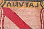 uzšuve, Latviešu leģions, Latvija, 20.gs. 40ie gadi, 61 x 65 mm...