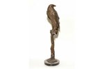 статуэтка, "Орёл на ветке", подпись Barye, бронза, мрамор, h 82 см, вес 12550 г., Франция, начало 21...
