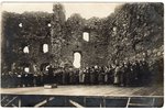 photography, Song Festival, Rauna (Ronneburg), Latvia, 20-30ties of 20th cent., 14 x 9 cm...