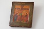 ikona, Kristus Krustā Sišana, dēlis, gleznojums, zeltījums, Krievijas impērija, 19. gs. beigas, 15.4...