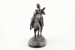 skulptūra, "Kazaku pāra atvadas", autors V. Torokins, čuguns, h 20.2 cm, svars 1950 g., PSRS, Kasli,...