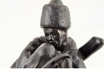 скульптура, "Прощание казака с казачкой", работа В. Торокина, чугун, h 20.2 см, вес 1950 г., СССР, К...