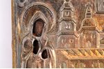 ikona, Svētais Stolobenskas Nils, rāmī, dēlis, gleznojums, sudrabojums, misiņš, Krievijas impērija,...