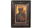 ikona, Dievmāte, gleznojums, zeltījums, papīrs(?), Krievijas impērija, 19. gs., 16.9 x 12.3 x 2.5 cm...