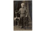 фотография, солдат, кавалер ЛСБ (Латышский Стрелковый Батальон), Латвия, Российская империя, 1918-19...