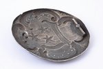 sakta, with the symbols of the Latvian Army, silver, 17.90 g., the item's dimensions Ø 6 cm, the 20-...