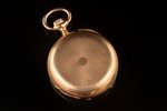 карманные часы, "Borel Neuchatel", вес механизма со стеклом 16 г, Швейцария, начало 20-го века, золо...