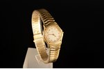 wristwatch, "Ebel", ladies', Switzerland, gold, 51 diamonds, 750, 18 K standart, 62.35 g, 24.5 mm, l...