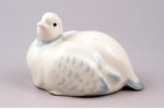 figurine, Partridge, porcelain, Riga (Latvia), USSR, Riga porcelain factory, molder - Peter Veselov,...