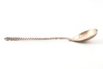 spoon, silver, 84 standard, 28.6 g, engraving, 16.3 cm, the 19th cent., Moscow, Russia...