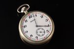 pocket watch, "Molniya", USSR, metal, 90.20 g, 6 x 5 cm, Ø 50 mm, mechanism in working order, traces...