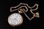 pocket watch, watchguard, "Leijona", Switzerland, Finland, silver, 800 standart, watch 73.44 g, chai...