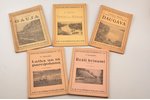 A set of 5 books about Latvian rivers, etc.: "Gauja / Venta un Abava / Daugava / Reāli brīnumi / Lai...
