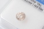diamond, with certificate, diamonds, 0.64 ct, 5.30 x 5.26 x 3.51 mm, shape and cutting style - Round...