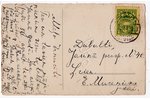 postcard, greetings, Latvia, 20-30ties of 20th cent., 14х9 cm...
