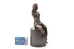 статуэтка, "Эротика", подпись автора J. Patoue, бронза, мрамор, h 27.4 см, вес 4150 г., Франция, "Fo...
