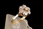 a ring, gold, 750 standard, 5.27 g., the size of the ring 18.75, 7 brilliants, TW 0.88 ct, 1979, Bak...