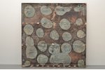 plāksne, saldumu fabrika AS "Ķuze", vēlāk "Staburadze", bronza, 60x59 cm, svars 16500 g., Latvija, 2...
