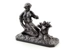 figurine, "The Stone Flower", cast iron, h 15 cm, weight 1850 g., USSR, Kasli, 1987...